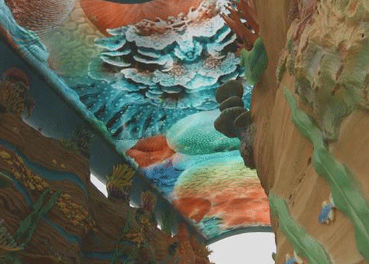 天幕投影在海洋樂園、海洋世界的應用場景